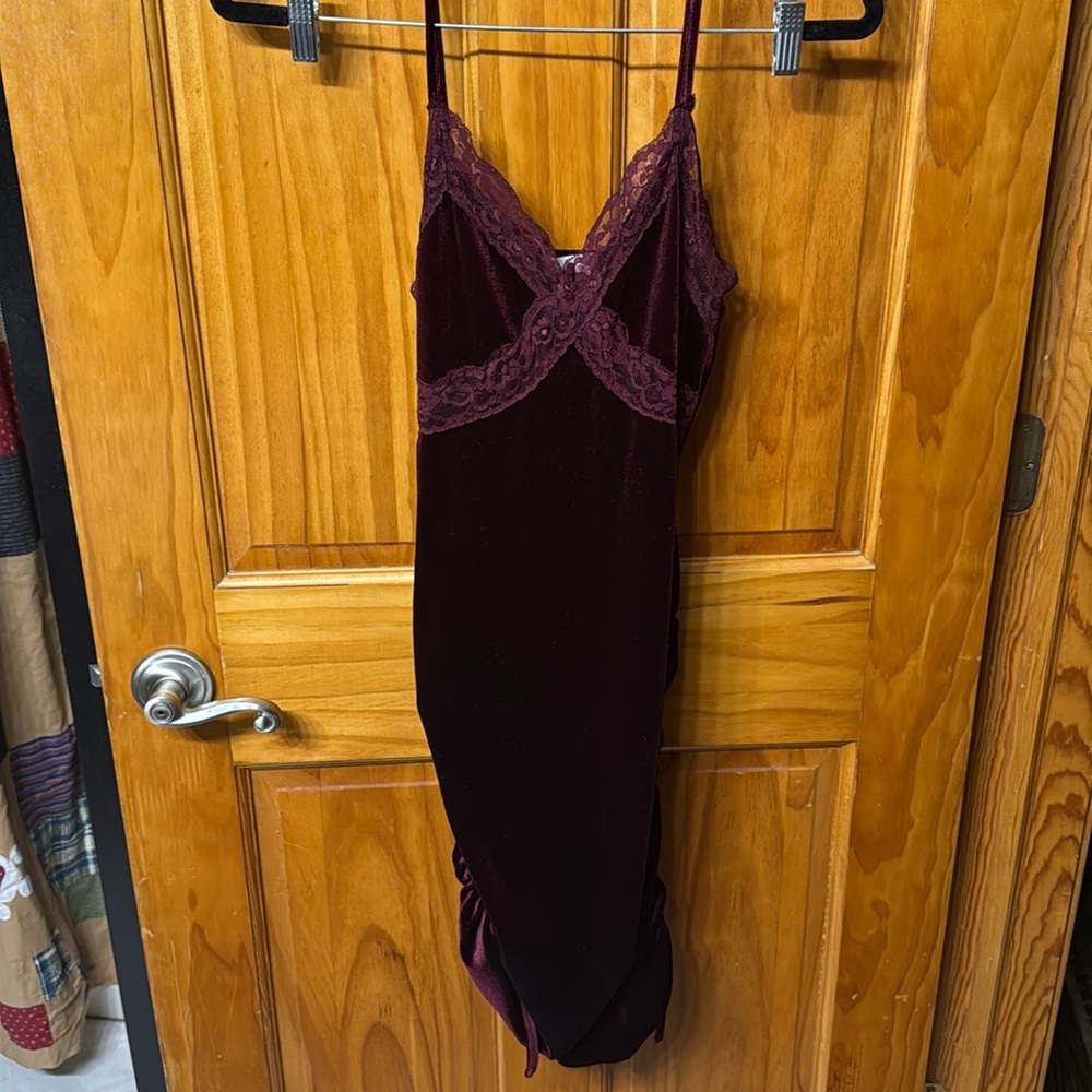 Red Velvet Dress